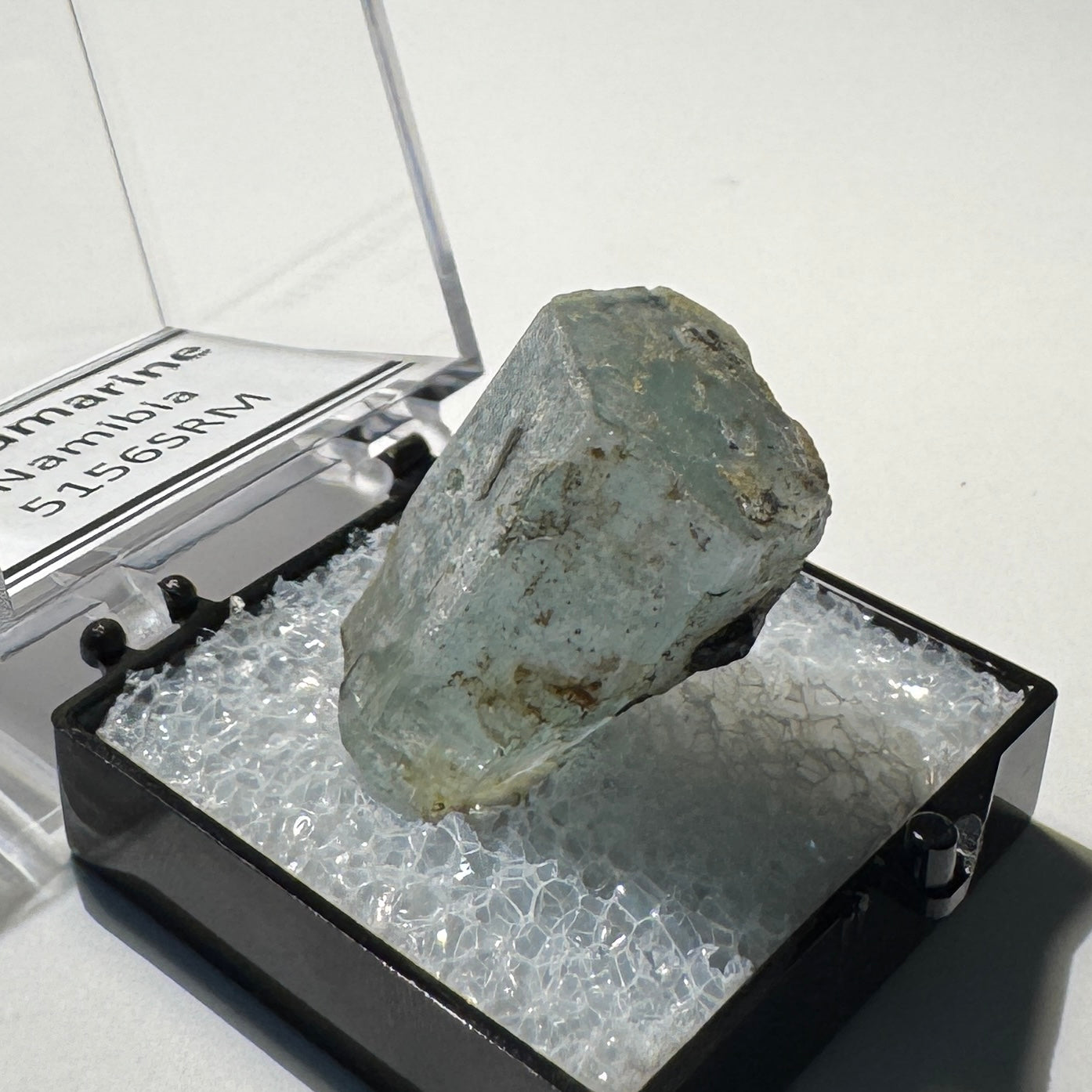 Crystal : Mounted : Natural Aquamarine specimen from Namibia