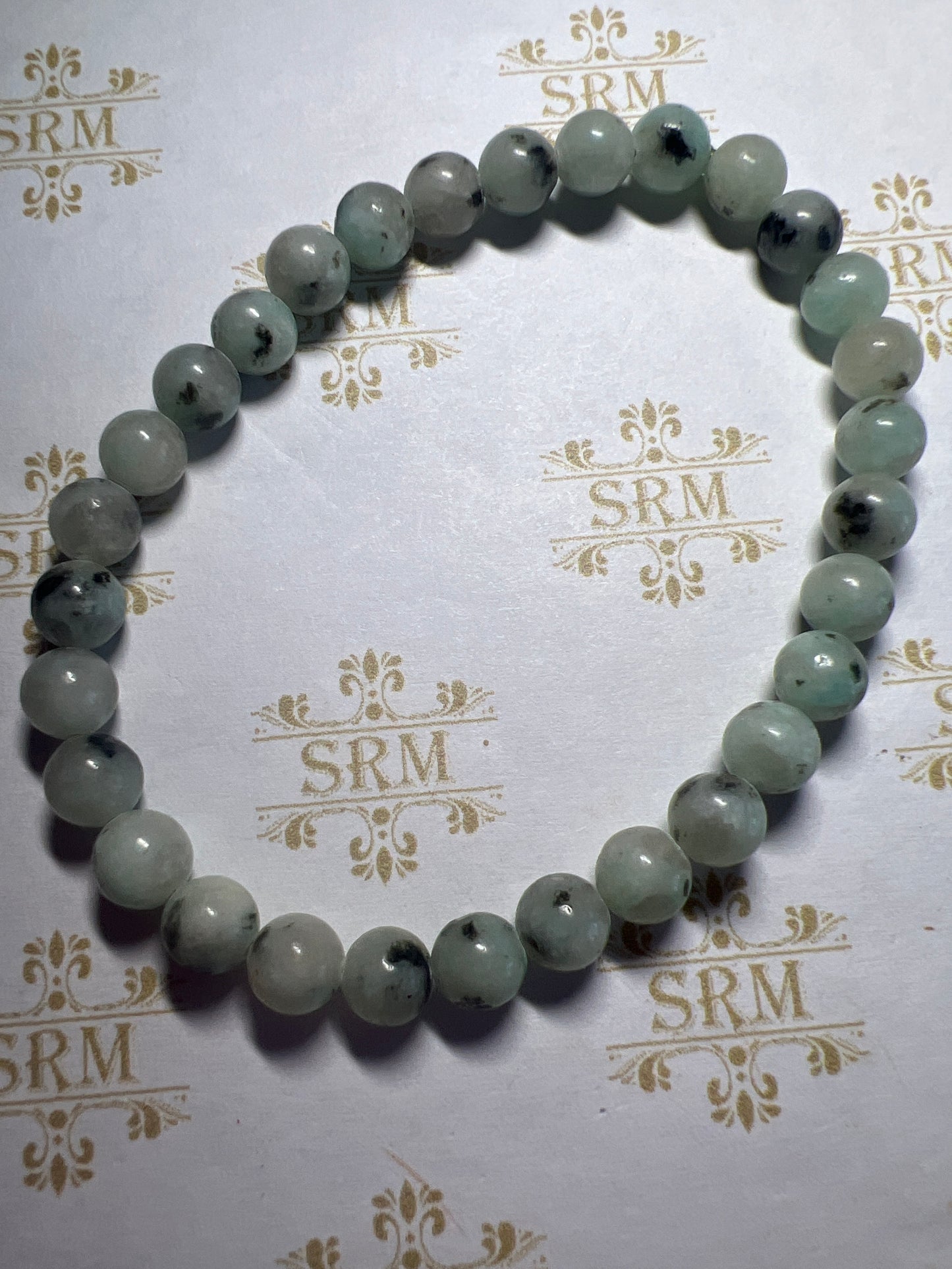 Bracelet : 6mm Kiwi Jasper : 6½”