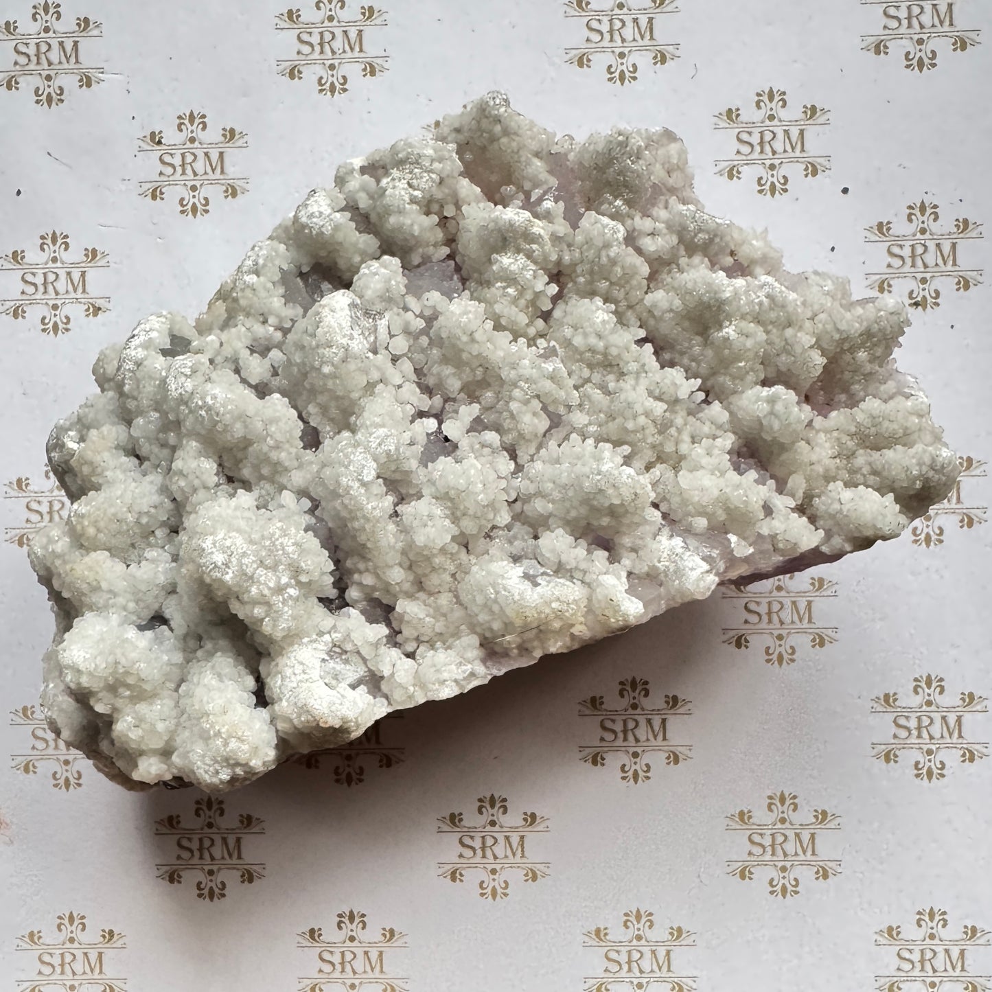 Cluster : Mangano Calcite on Amethyst, 1½ lbs