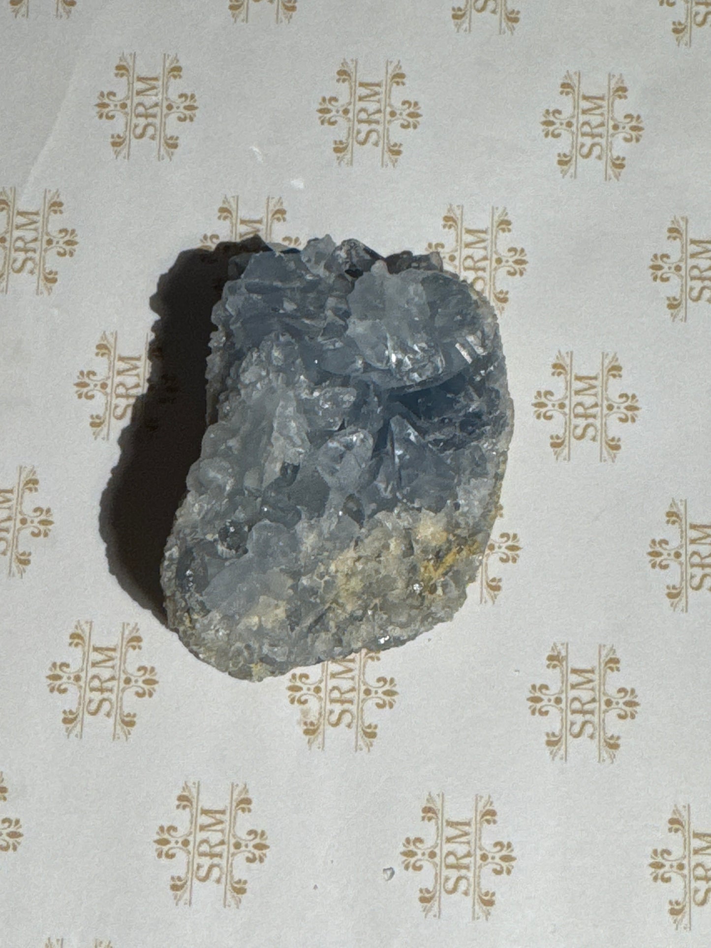 Crystals : Celestite on Matrix : 2¾"x1¾x2"