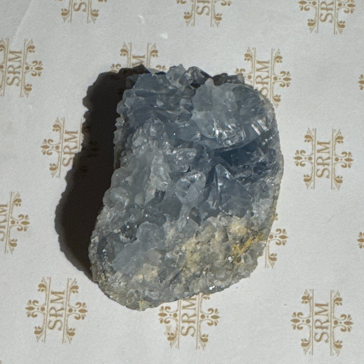 Crystals : Celestite on Matrix : 2¾"x1¾x2"
