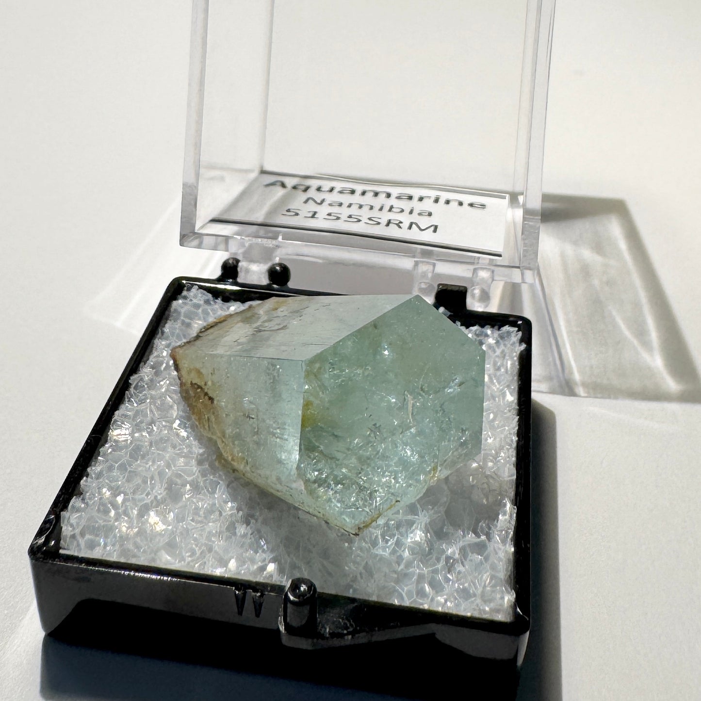Crystal : Mounted : Natural Aquamarine specimen from Namibia