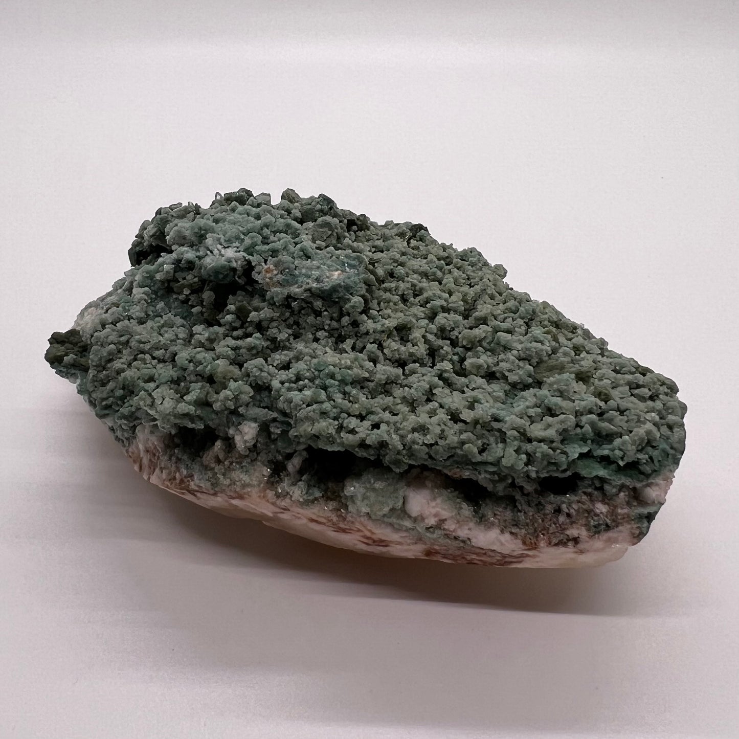 Cluster : Creamy Green Heulandite on Stilbite, 5" x 3½" x 1¾"