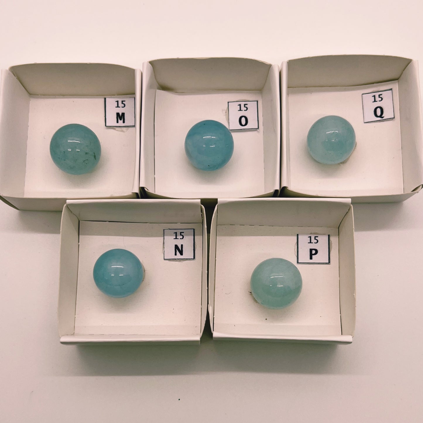 15mm Aquamarine mini-sphere