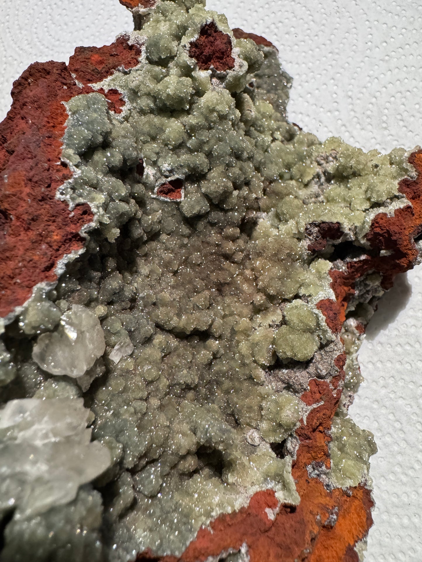 Cluster : Austinite, Druzy, ~2¾"