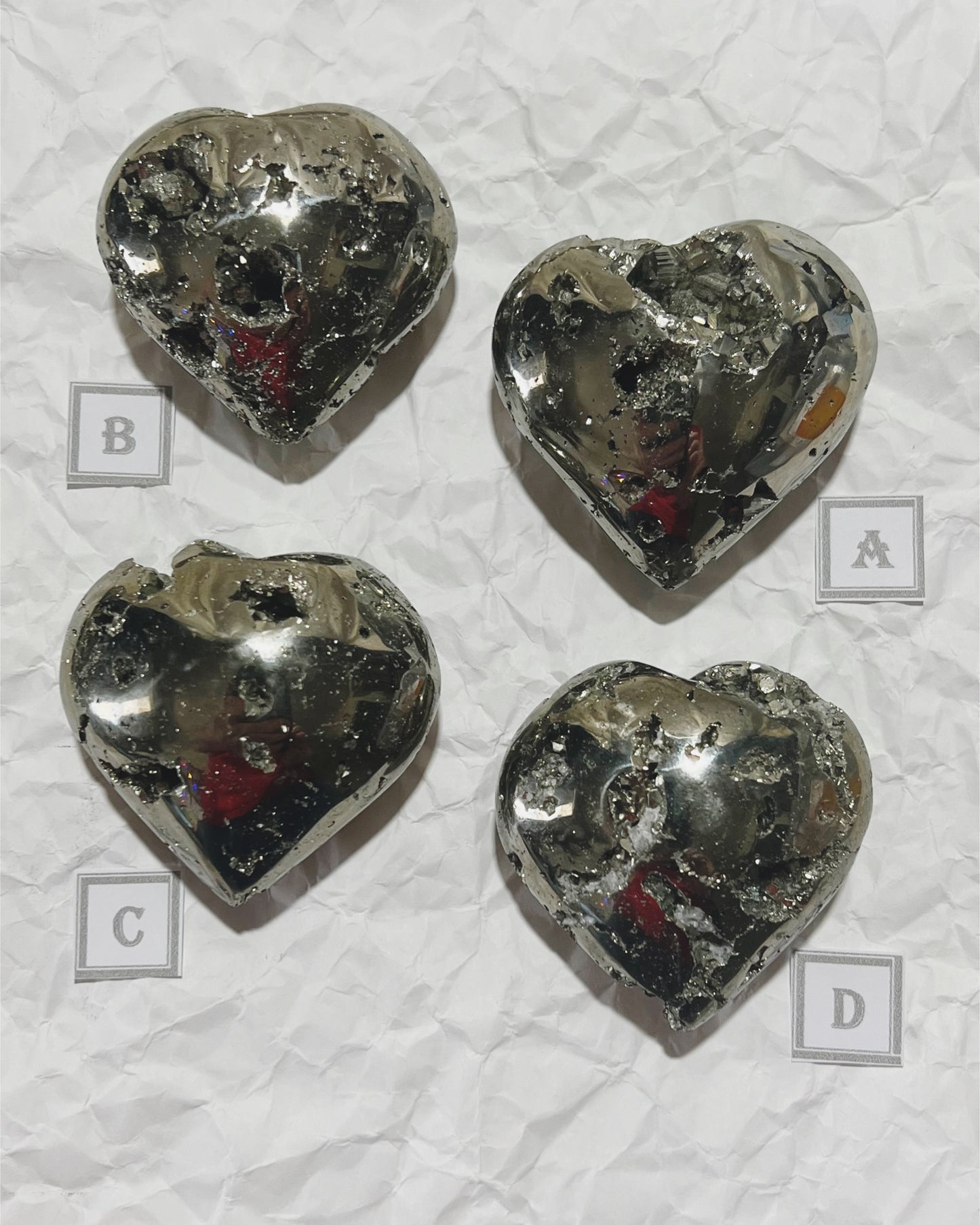 Carved : Pyrite Heart