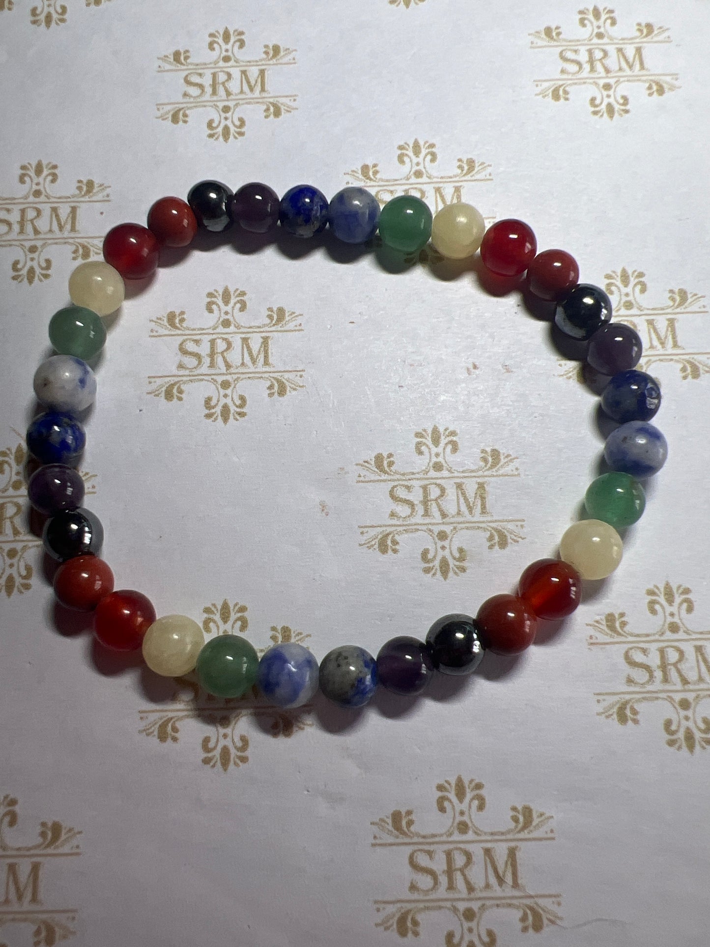Bracelet : 6mm Chakra : 7”