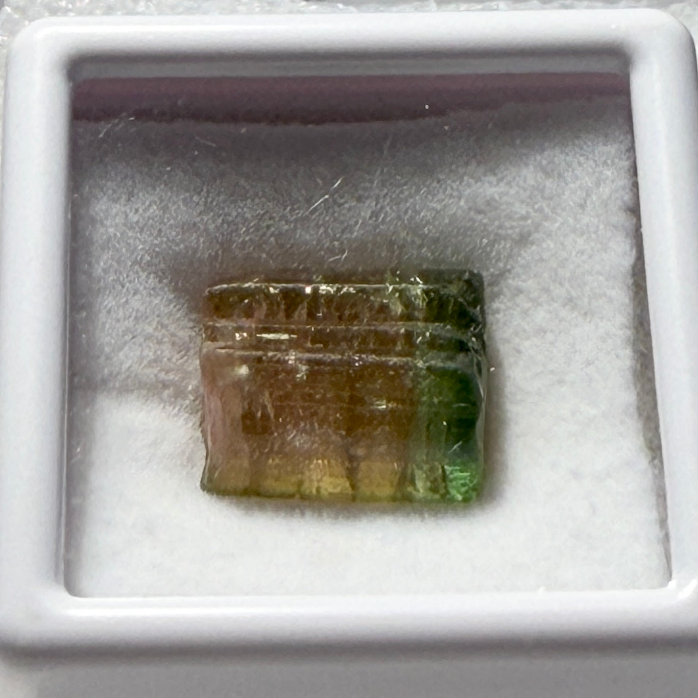 Crystals : Watermelon Tourmaline, 1.5gm, Paprok, Afghanistan