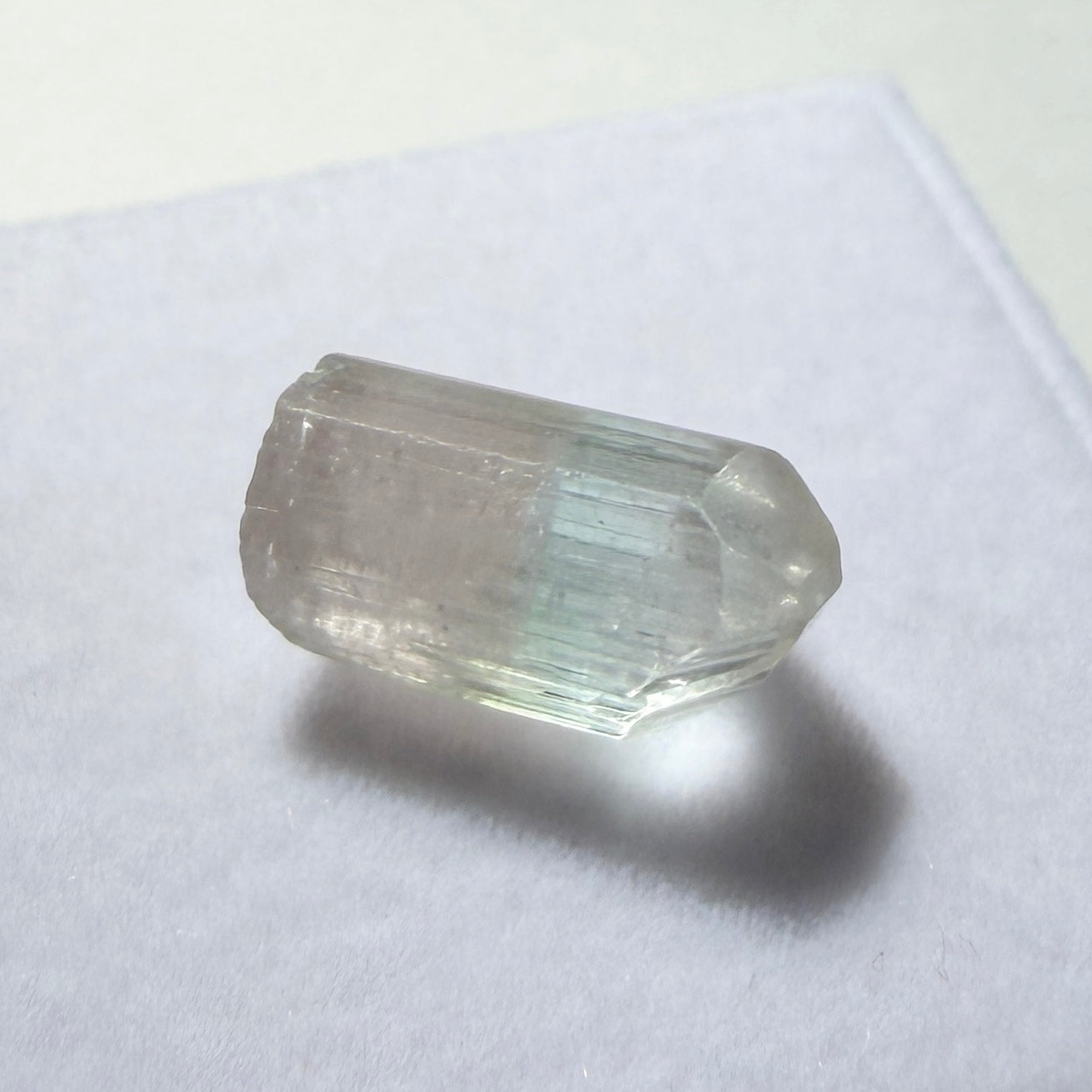 Crystals : Achroite Tourmaline, 1.42gms