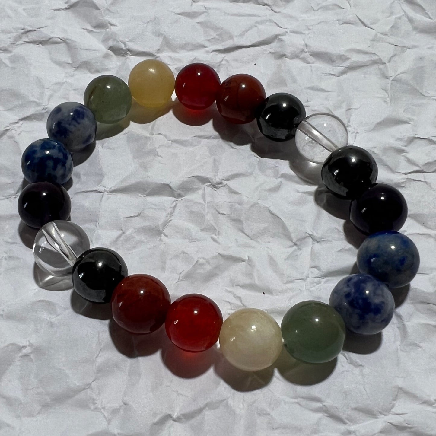 Bracelet : 10mm Chakra, 6"