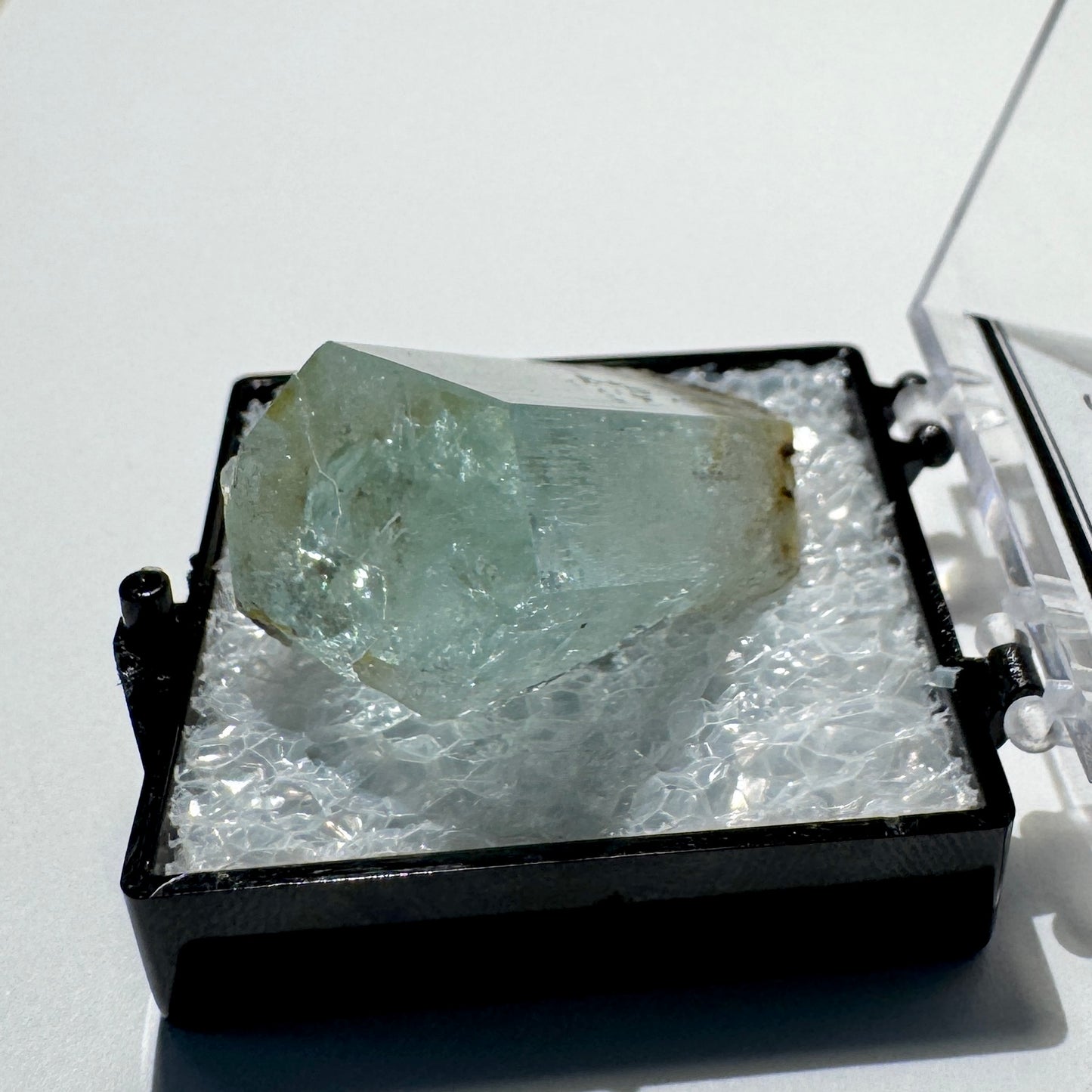 Crystal : Mounted : Natural Aquamarine specimen from Namibia