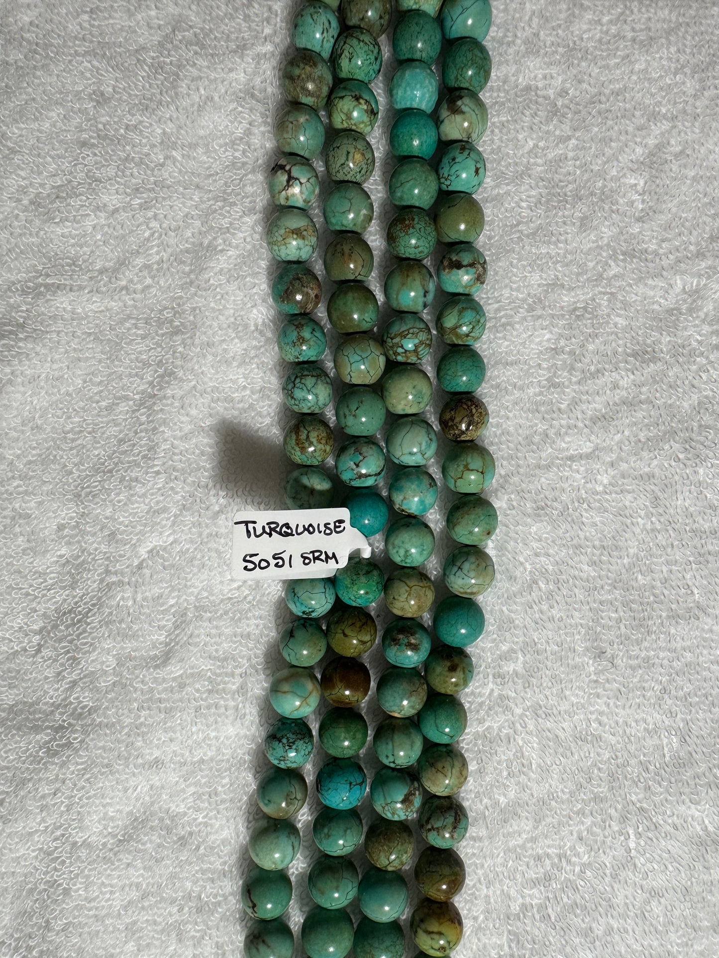 Beads : Turquoise : Hubei : 10mm