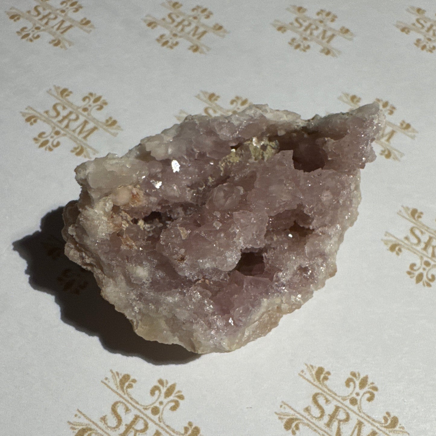 Geode : Pink Amethyst, half, 1¾"x1"