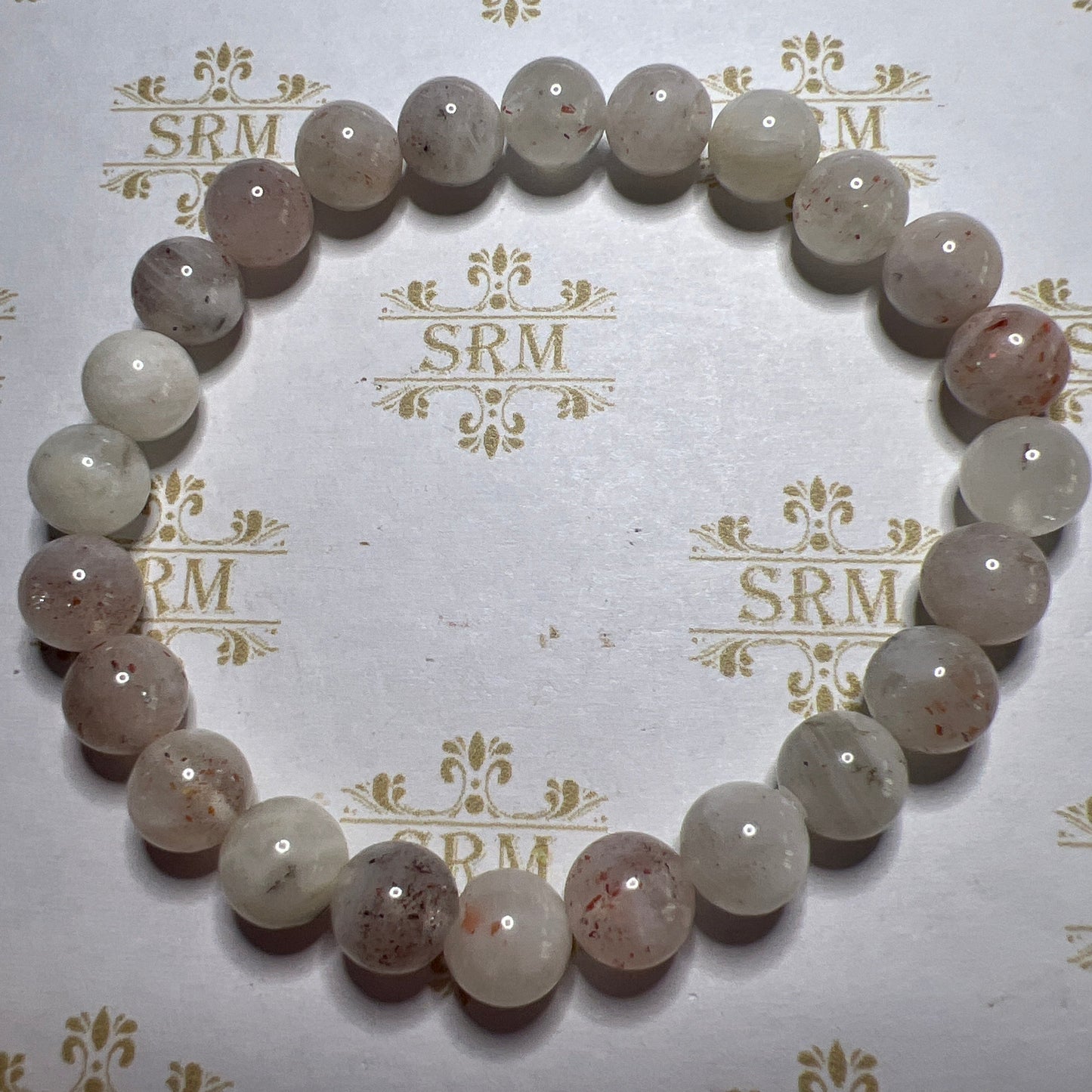 Bracelet : 8mm Rutile Quartz. 7¼", 6½". Choice!