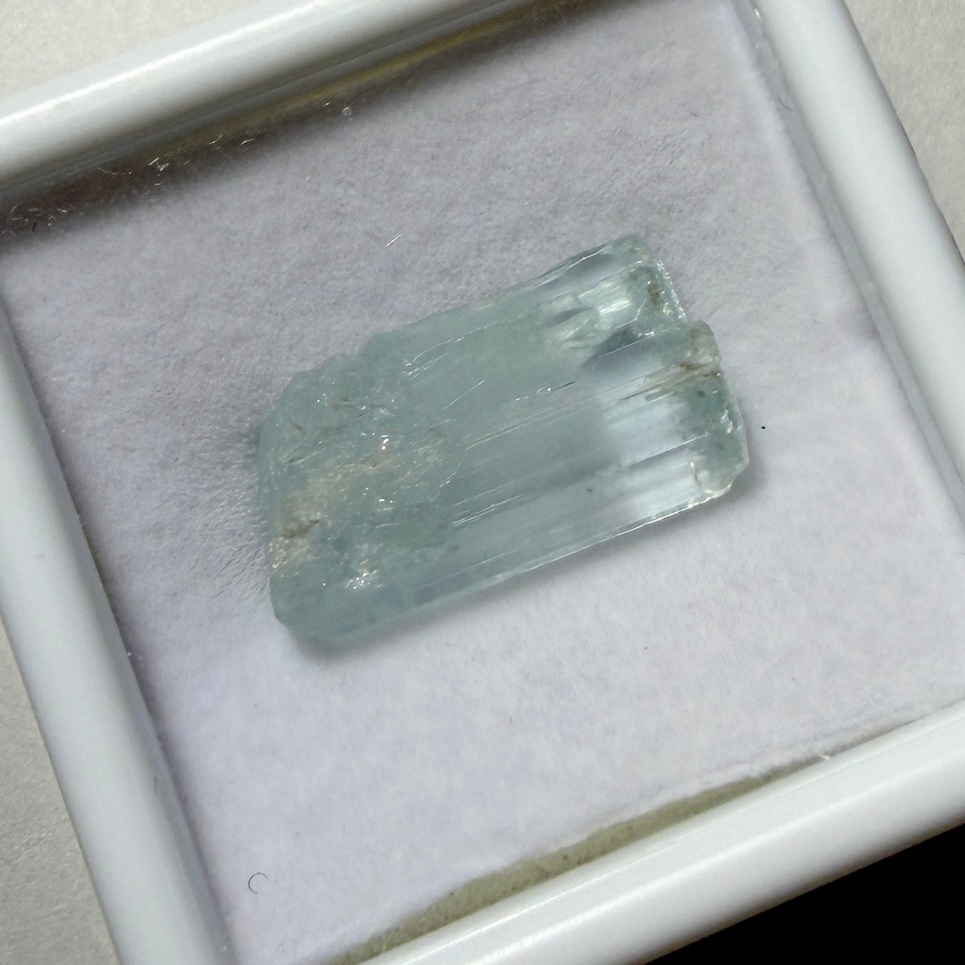 Crystals : Aquamarine, 3.7gm, Shigar Valley, in Display Box