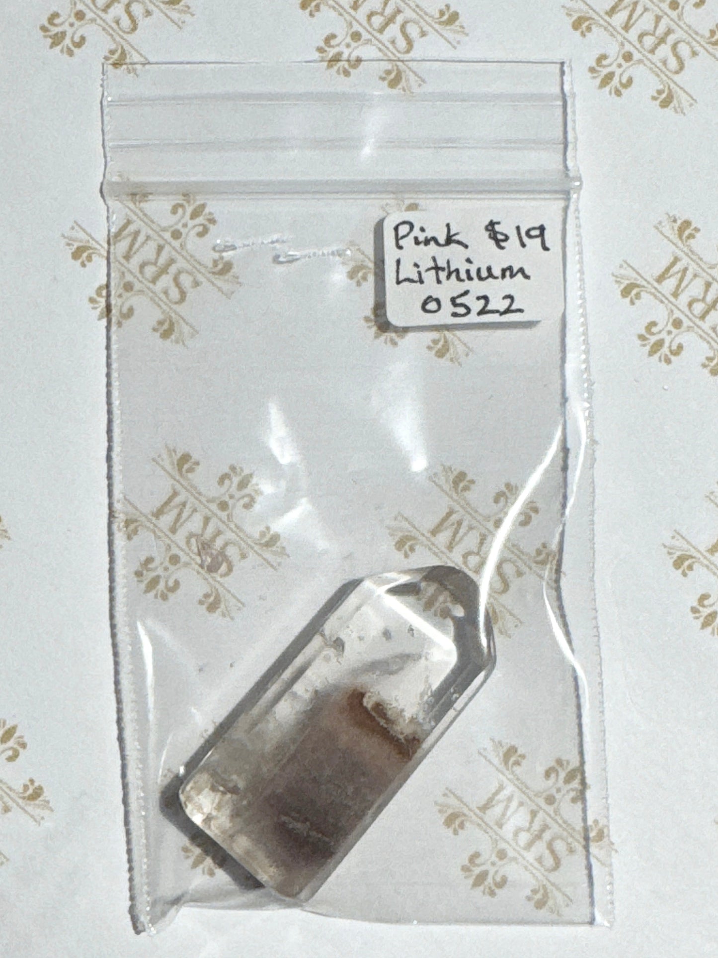 Bag : Pink Lithium, 1½"x¾
