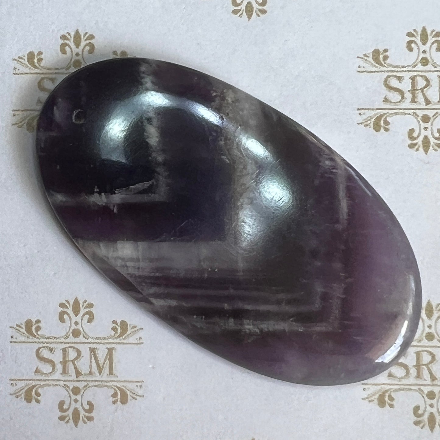 Cab: Chevron Amethyst Oval