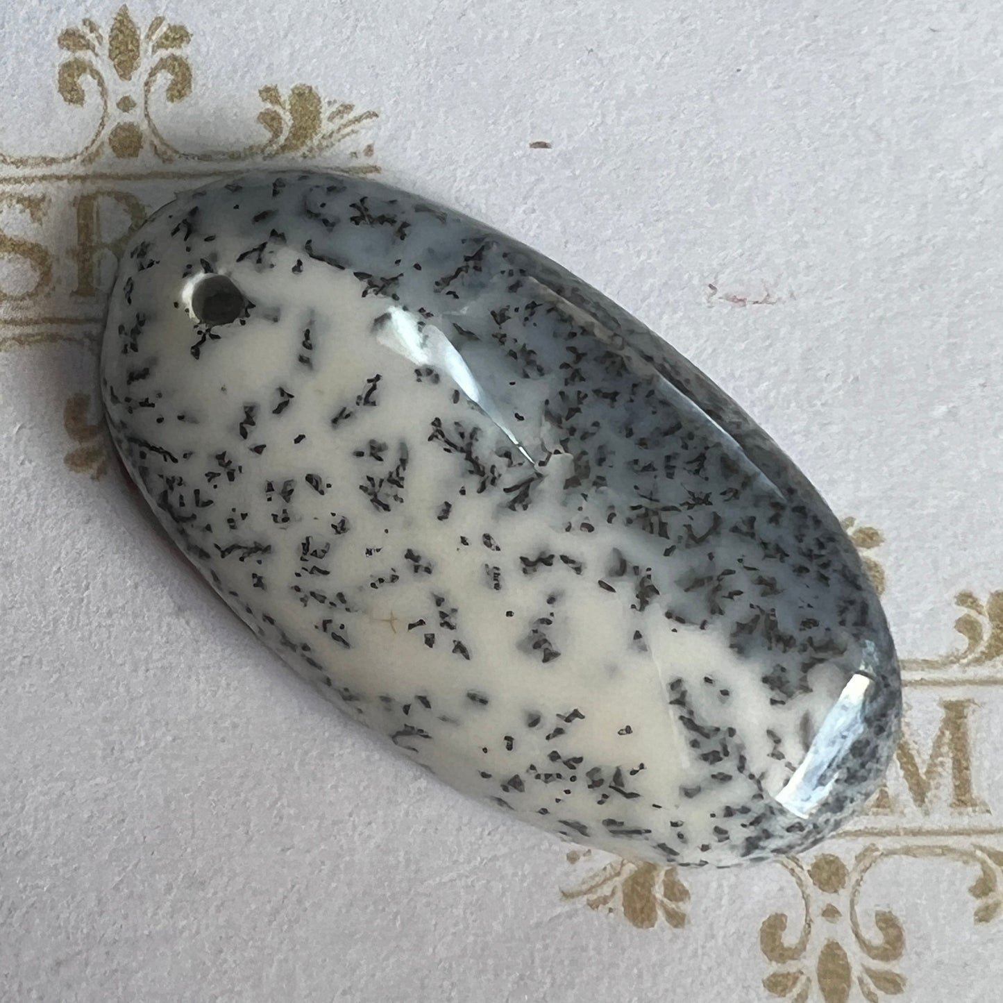 Pendant : Dendrite Opal, Oval