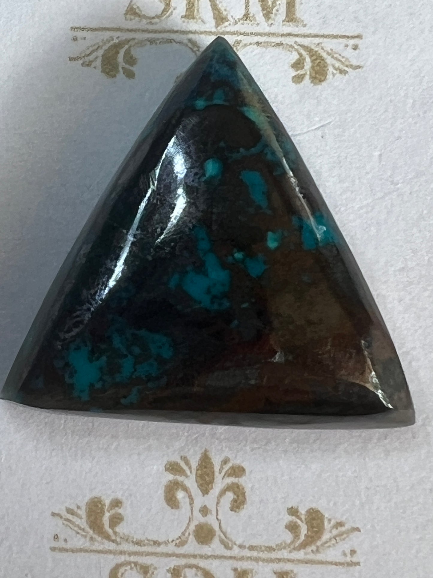 Cab: Azurite, 23x23x5, 32cts