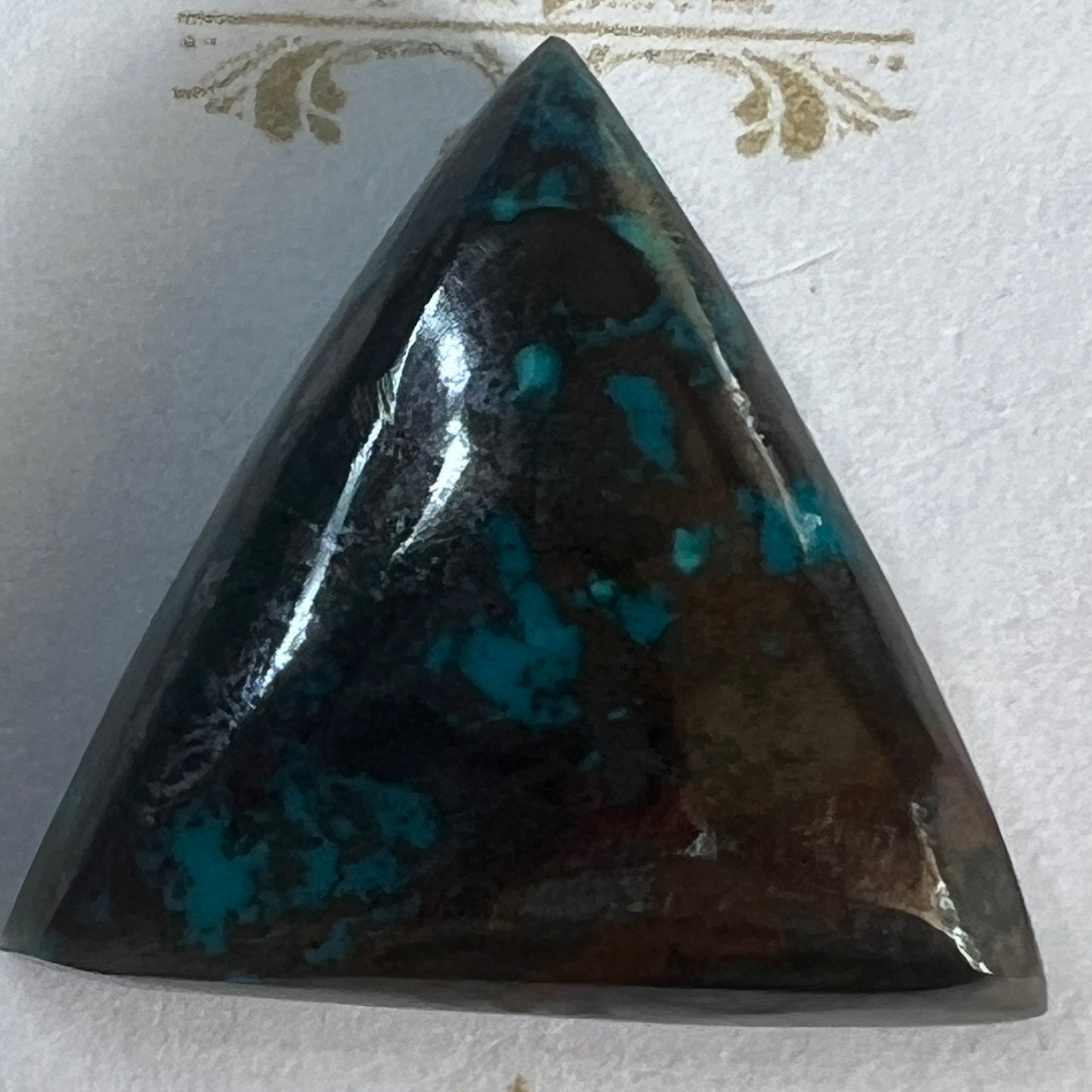 Cab: Azurite, 23x23x5, 32cts