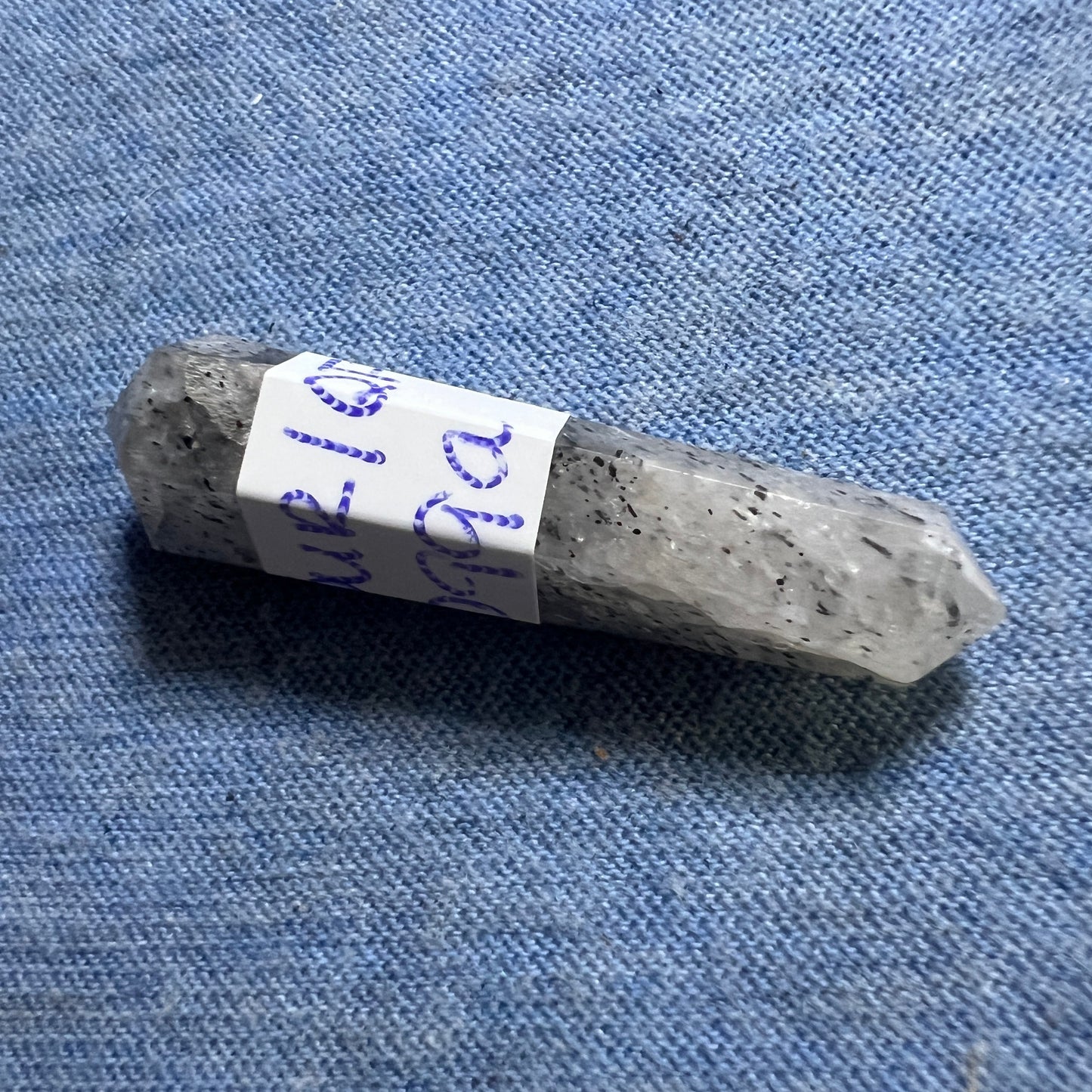DT (Double Terminated) : Scepter Wand: Tourmaline in Quartz. Choice!
