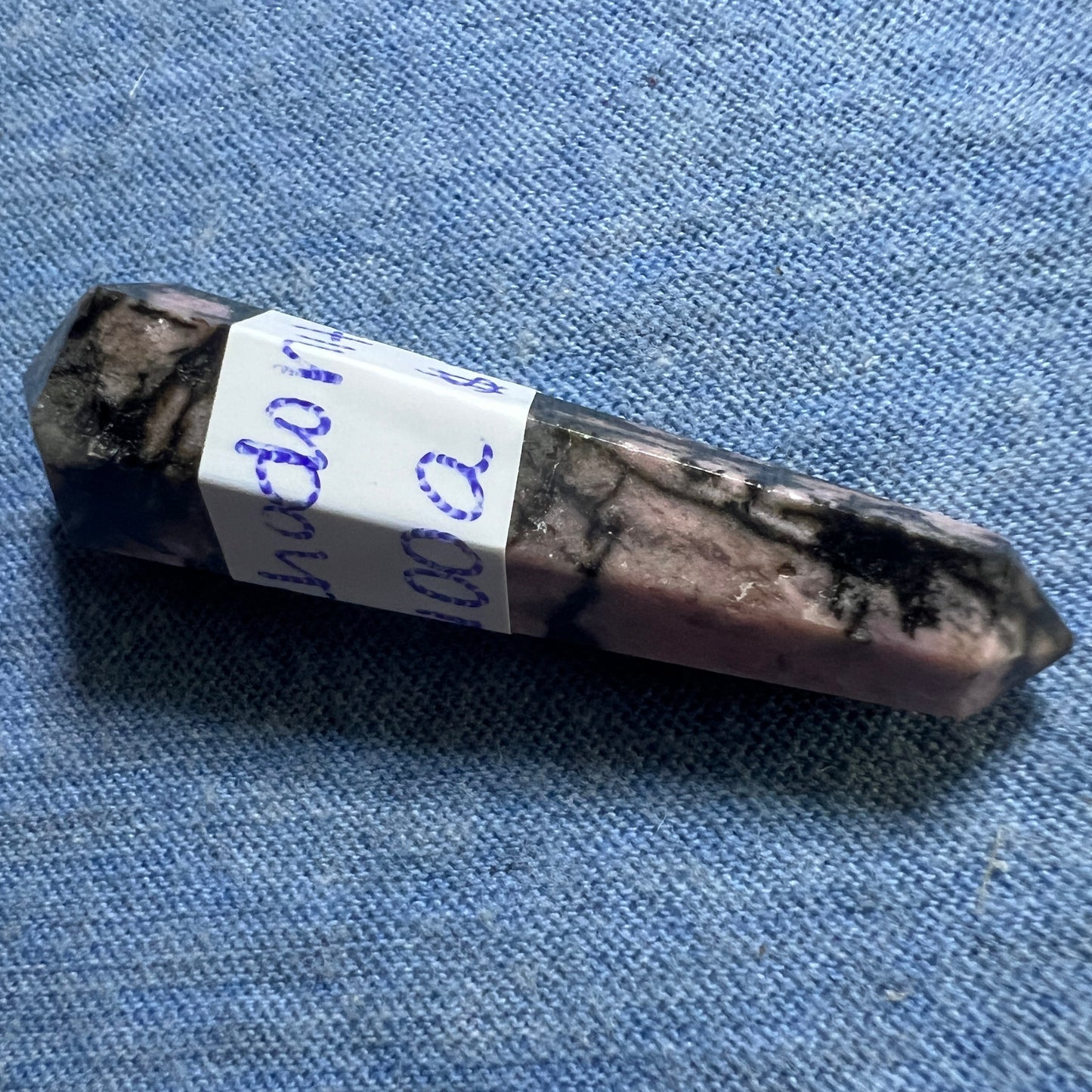 DT (Double Terminated) : Scepter Wand: Rhodonite. Choice!