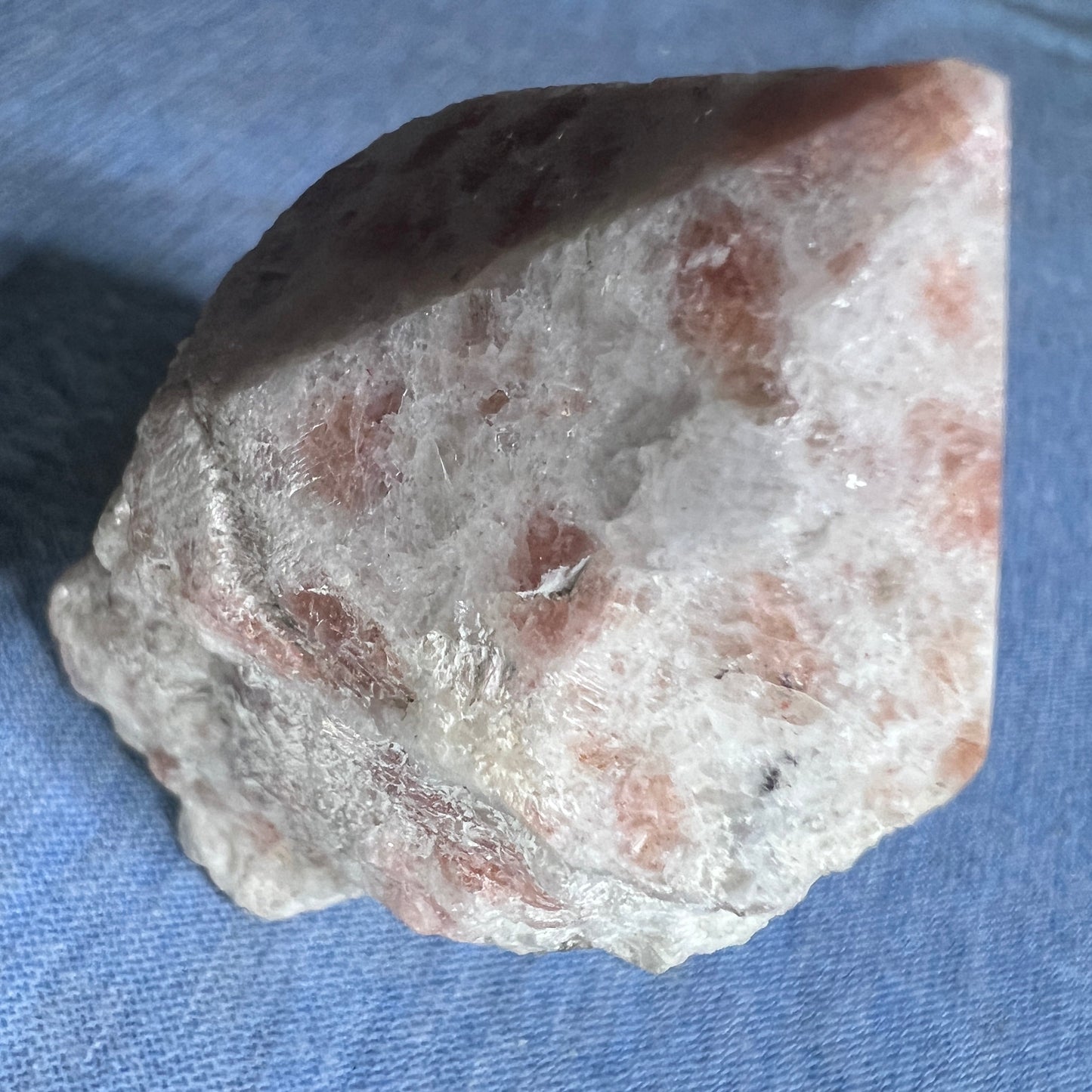 Point : Sunstone with Golden Rutile : Top Polish Point Rough Generator