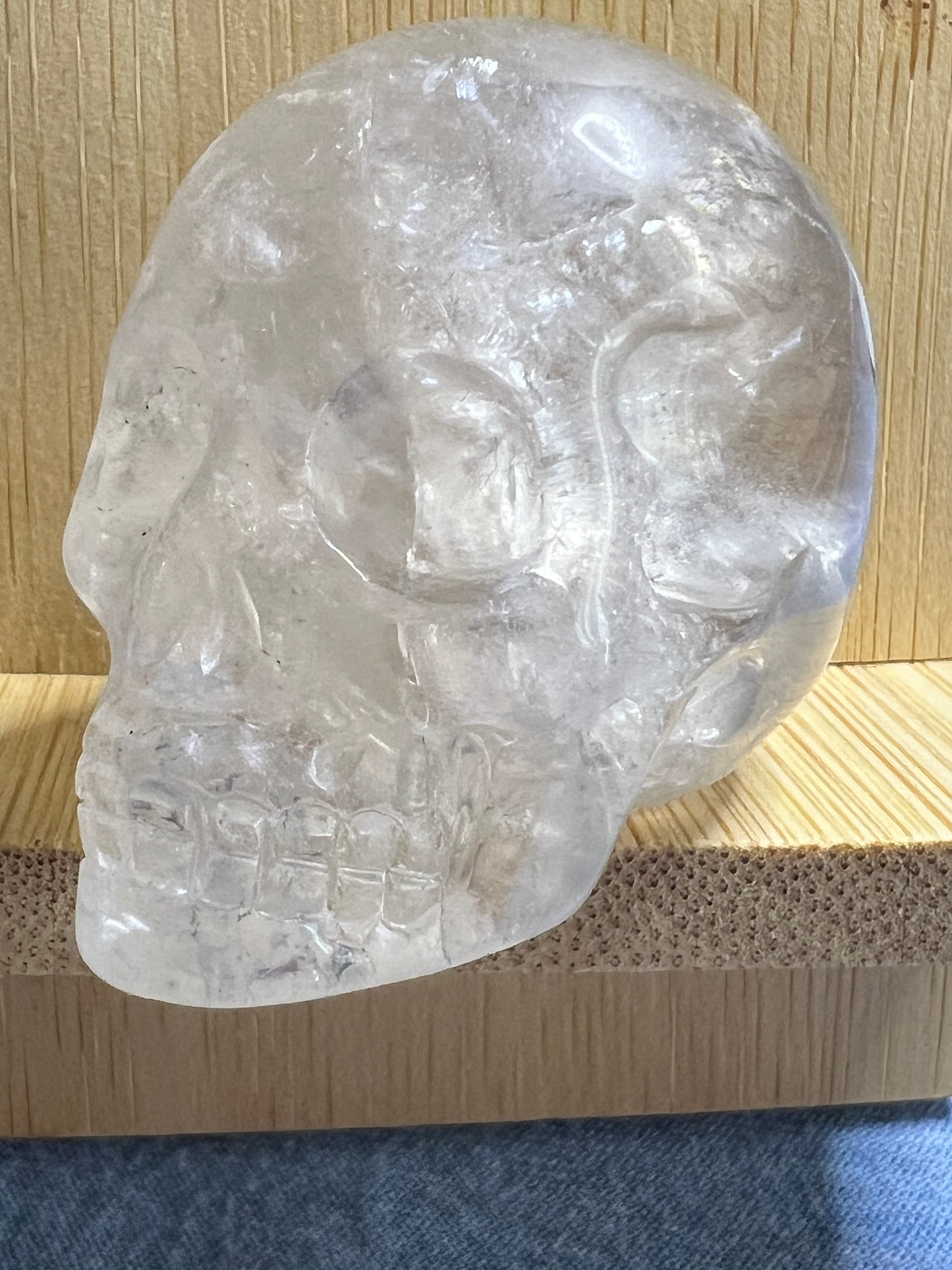 Carved : Skull : Quartz