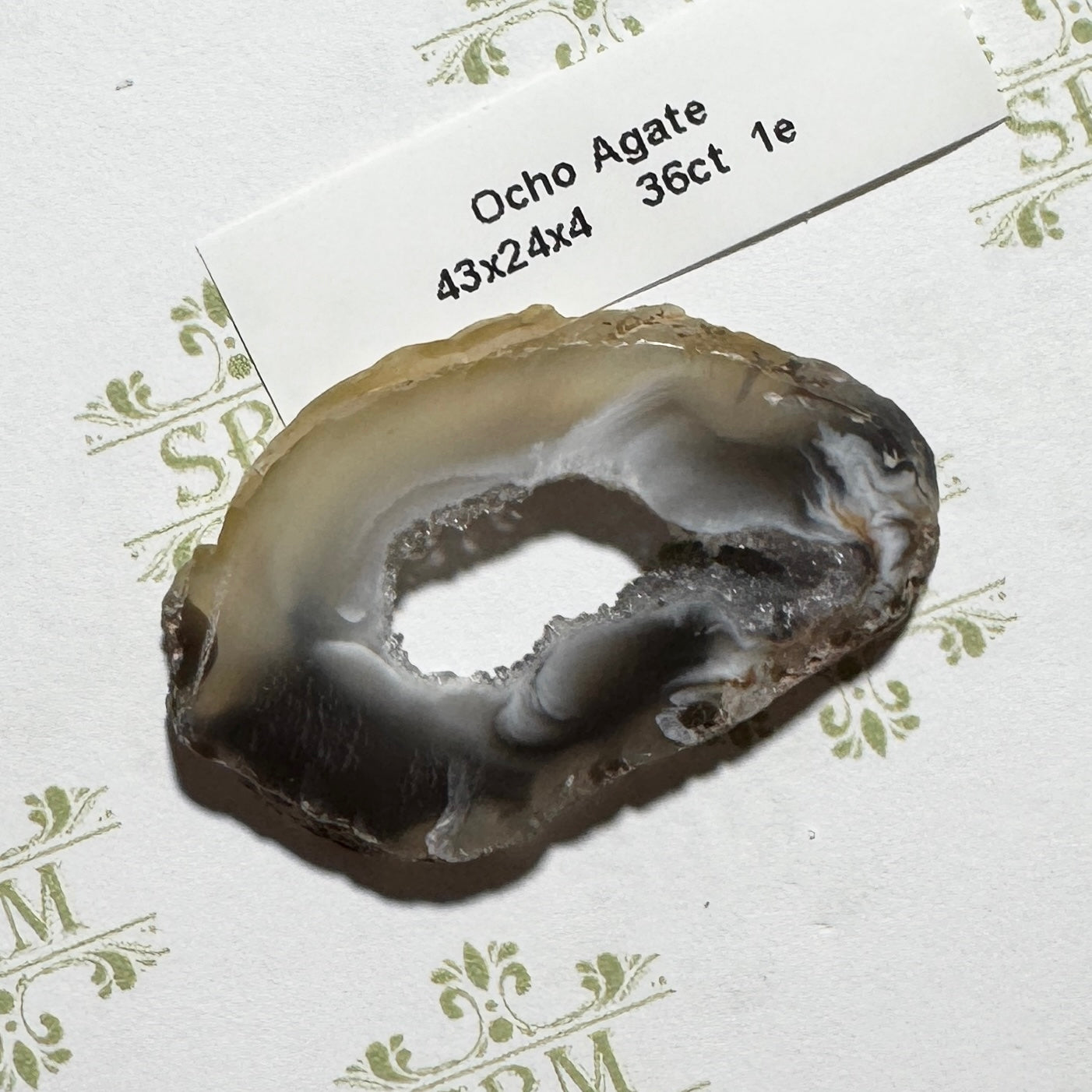 Slice : Ocho Agate, Druzy, CHOICE