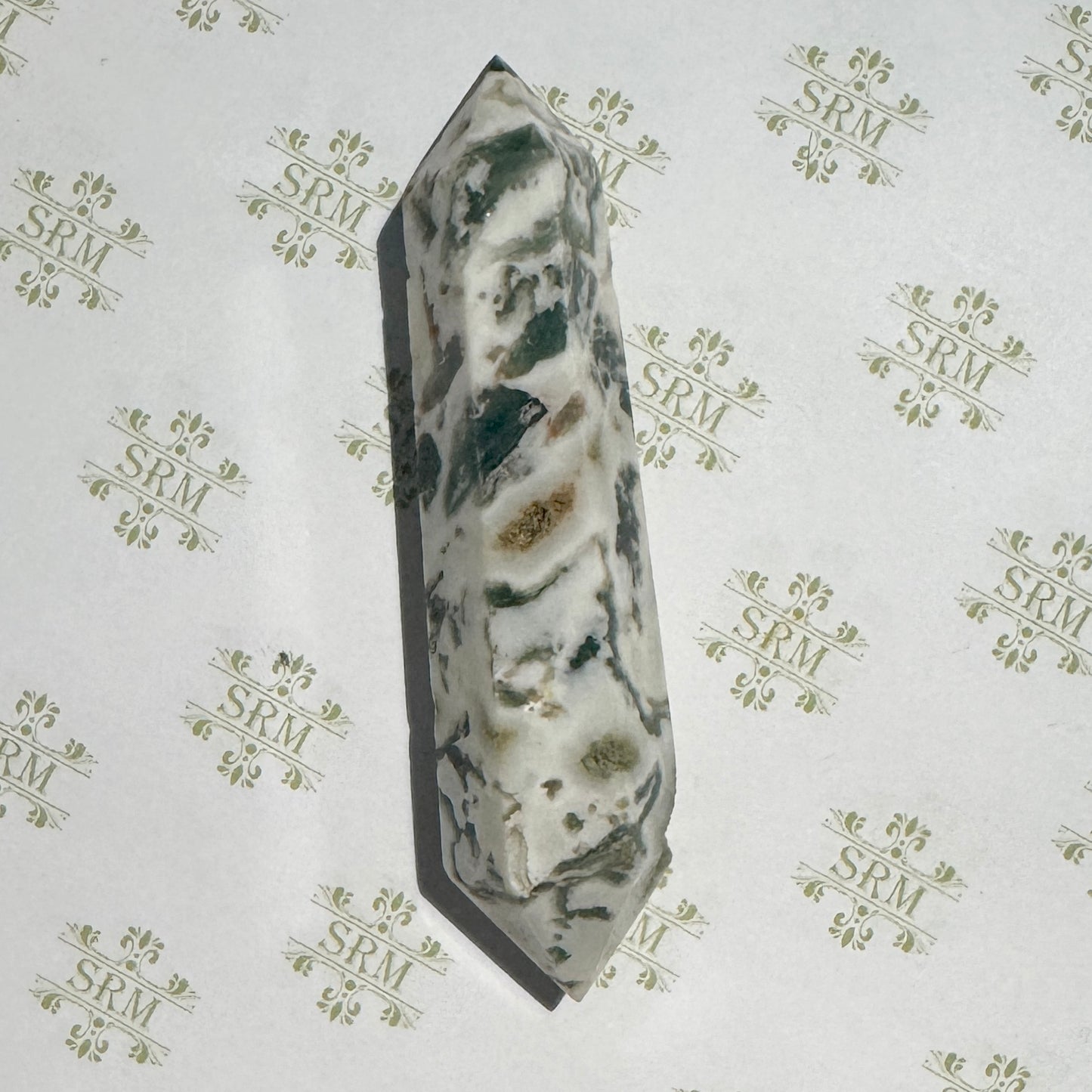 DT (Double Terminated) : Moss Agate. Choice!