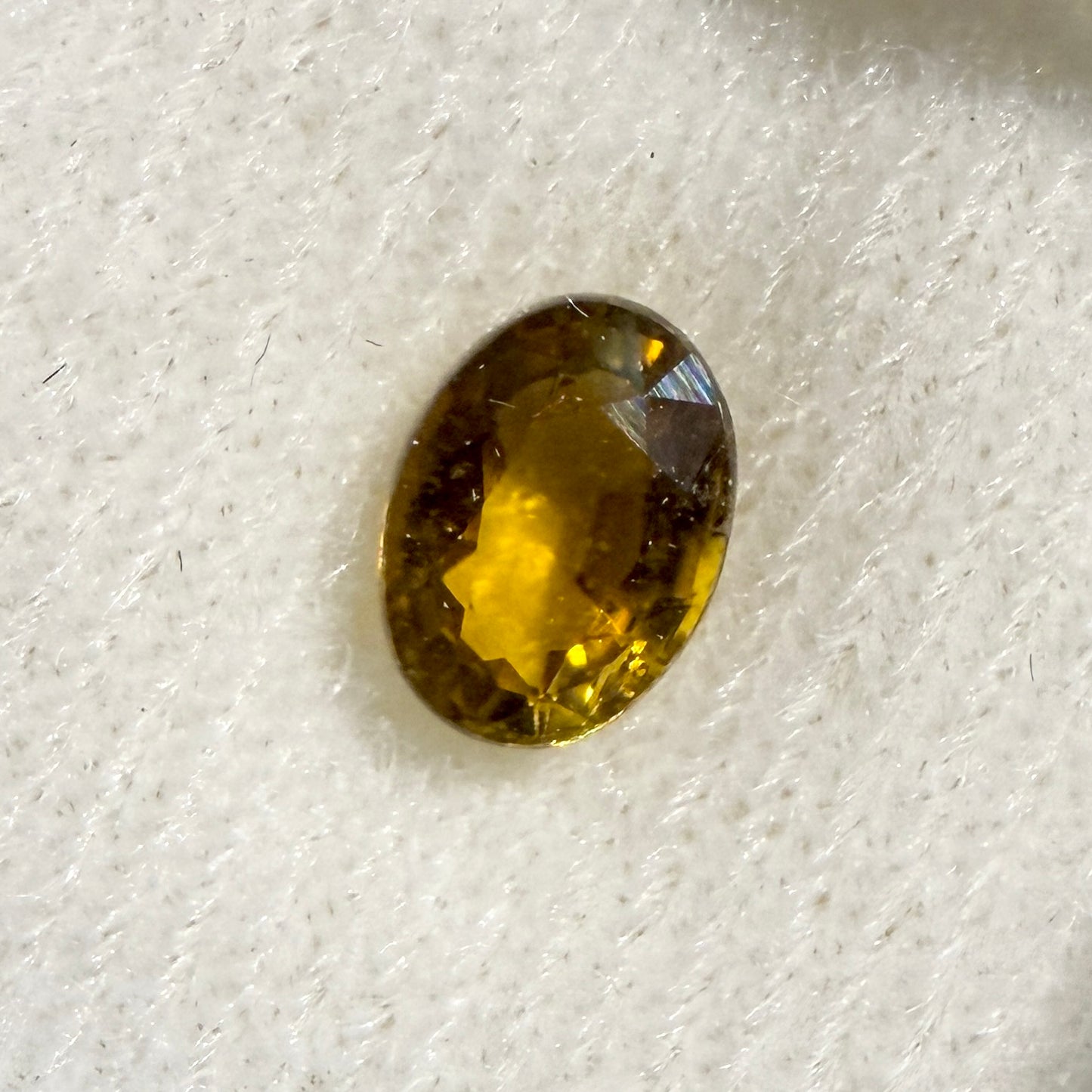 Faceted : Sunset Tourmaline Oval Pair 7x5mm / Square 5x5mm / Oval 7x5mm, petite display box