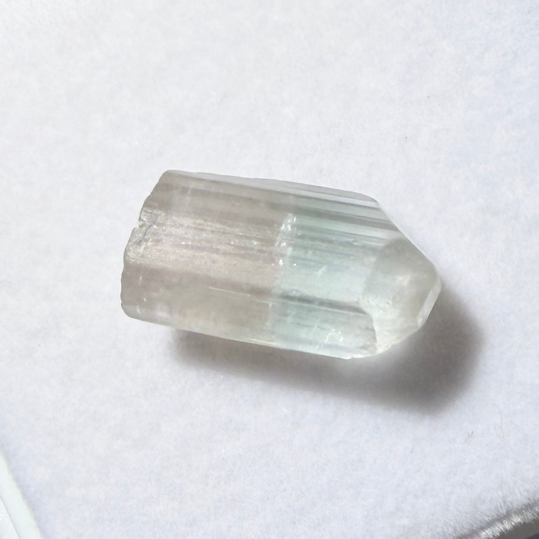Crystals : Achroite Tourmaline, 1.42gms