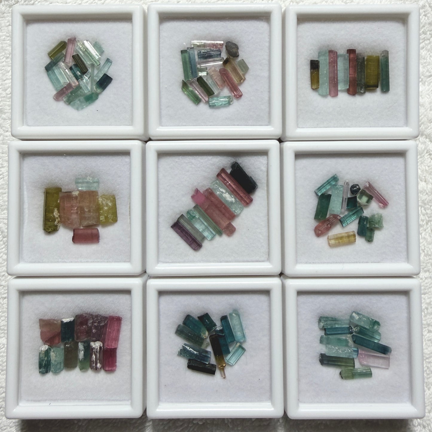 Crystals : Tourmalines Of The World, Display Boxes