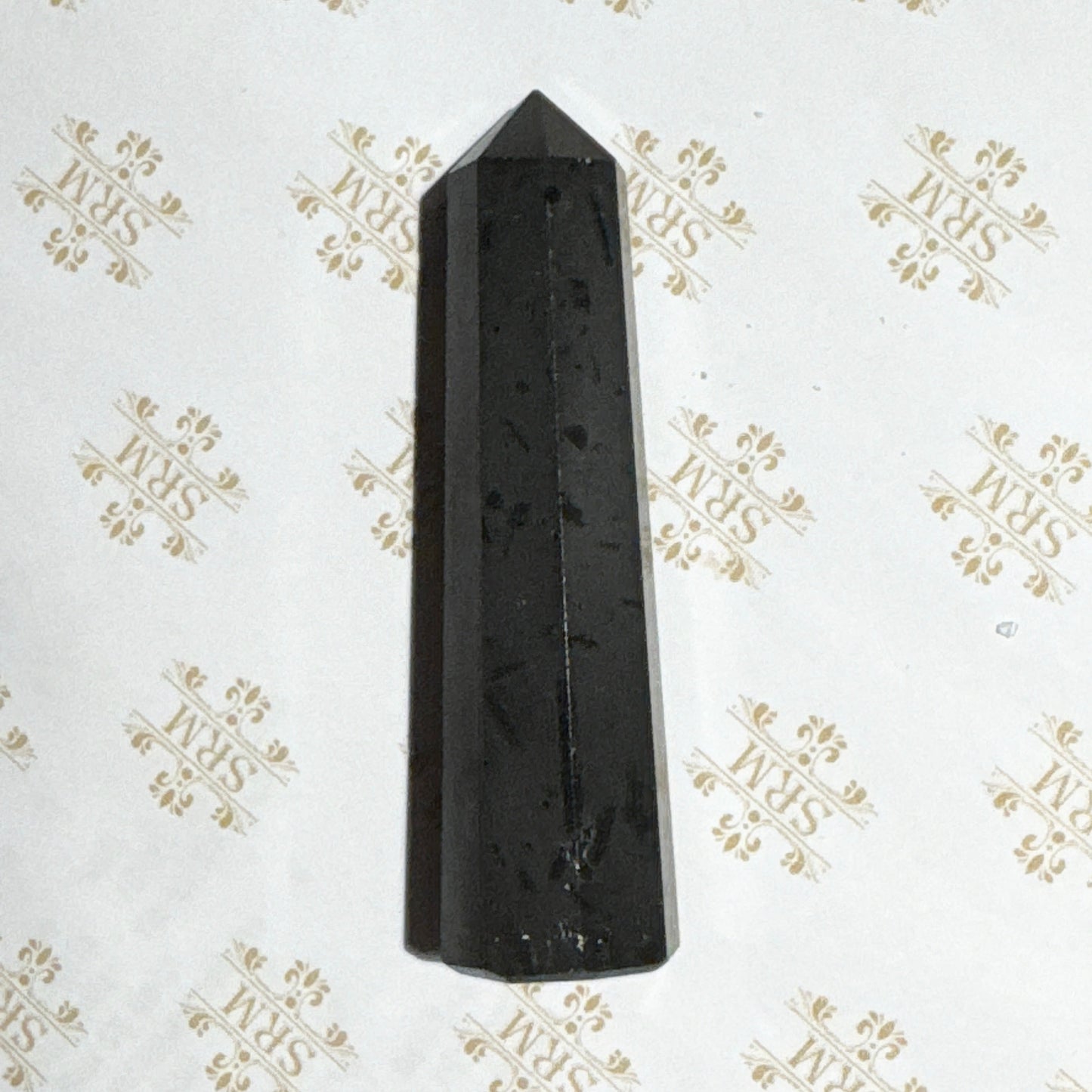 Tower : Black Tourmaline, 3¼"x¾"