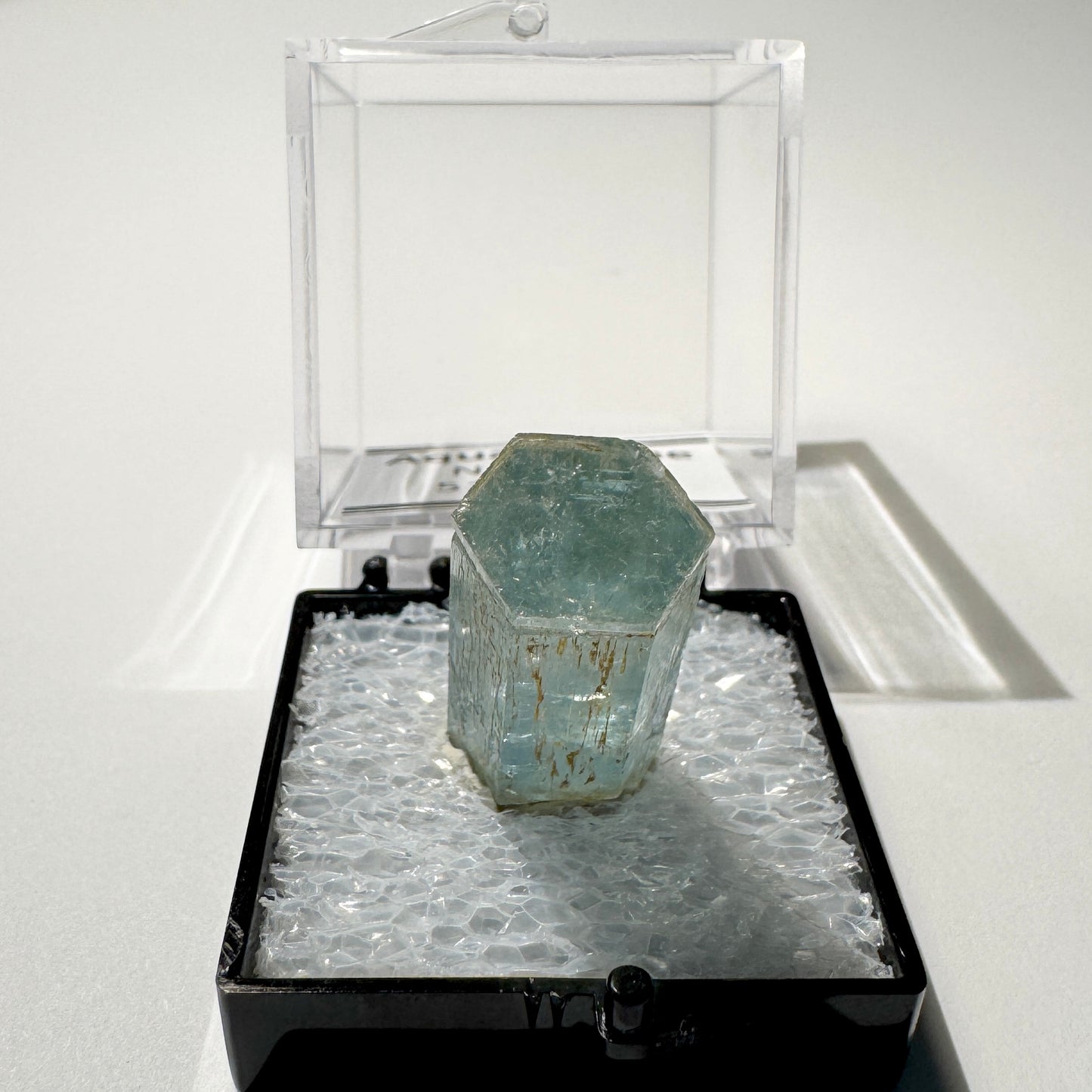 Crystal : Mounted : Natural Aquamarine specimen from Namibia