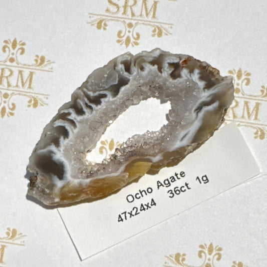Slice : Ocho Agate, Druzy, CHOICE