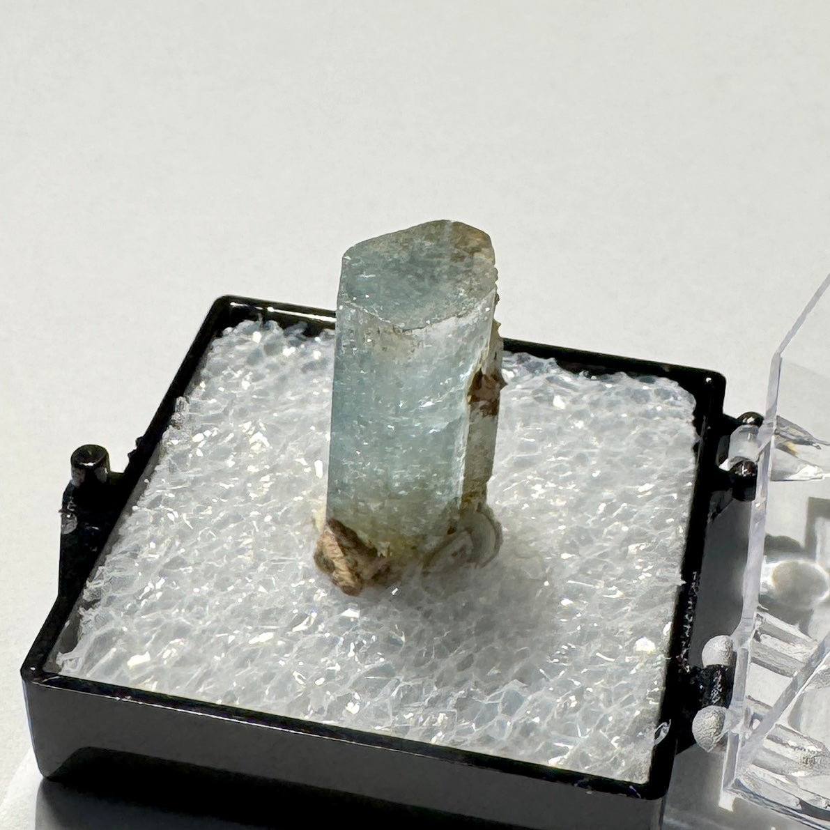 Crystal : Mounted : Natural Aquamarine specimen from Namibia, 3g
