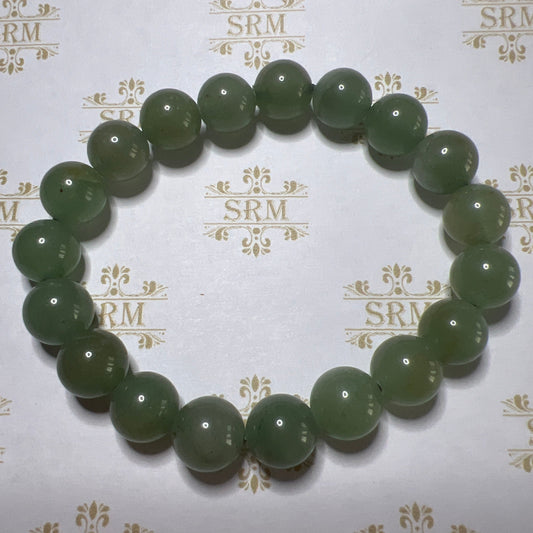 Bracelet : 10mm Green Aventurine, 6½”