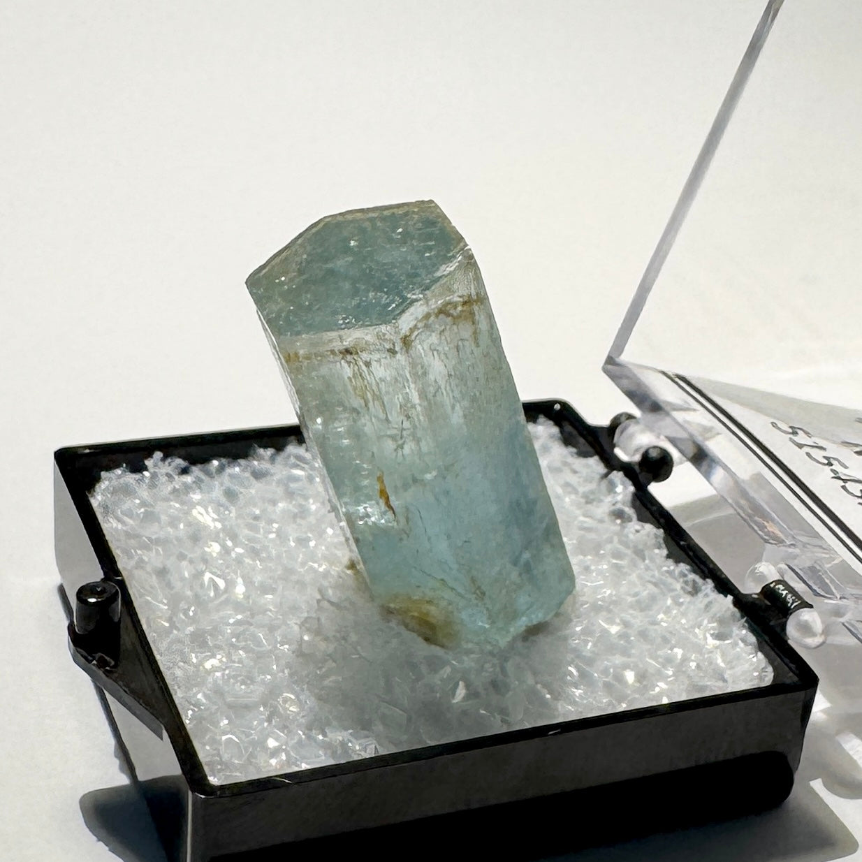 Crystal : Mounted : Natural Aquamarine specimen from Namibia