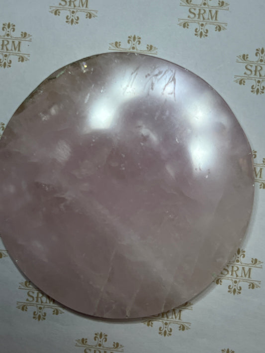 Novelty : Charging Plate : Rose Quartz.