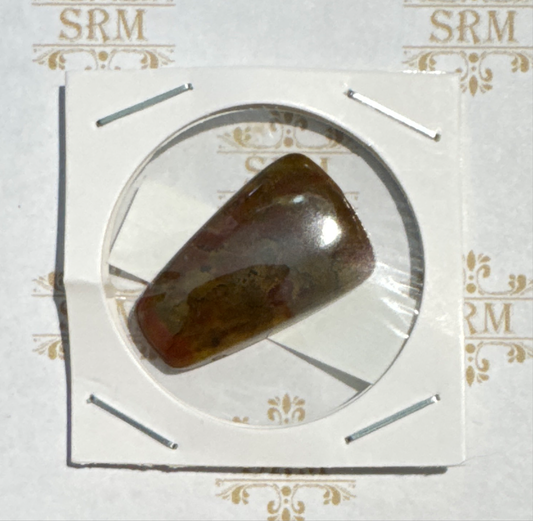 Cab : Bloodstone, 31x18x4, 35ct