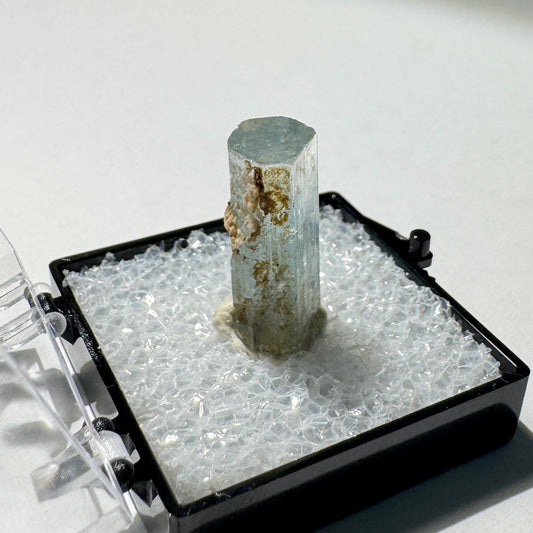 Crystal : Mounted : Natural Aquamarine specimen from Namibia, 3g