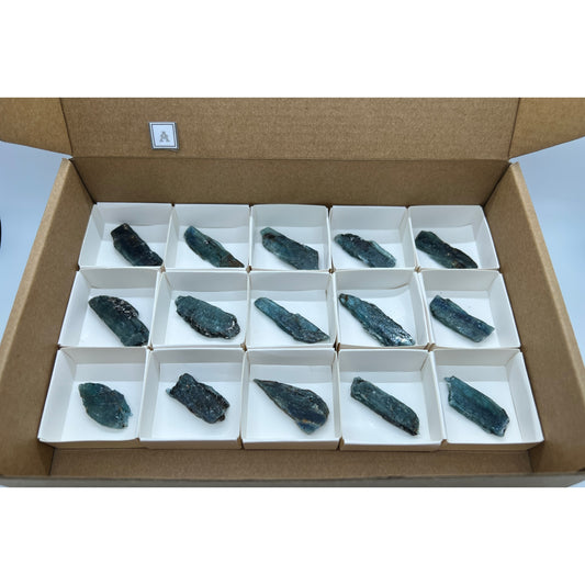 15 Pieces - Ocean Green Kyanite (box A)