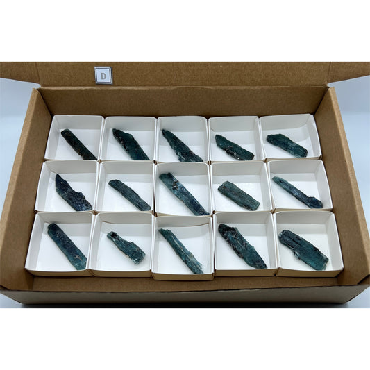 15 Pieces - Ocean Green Kyanite (box D)