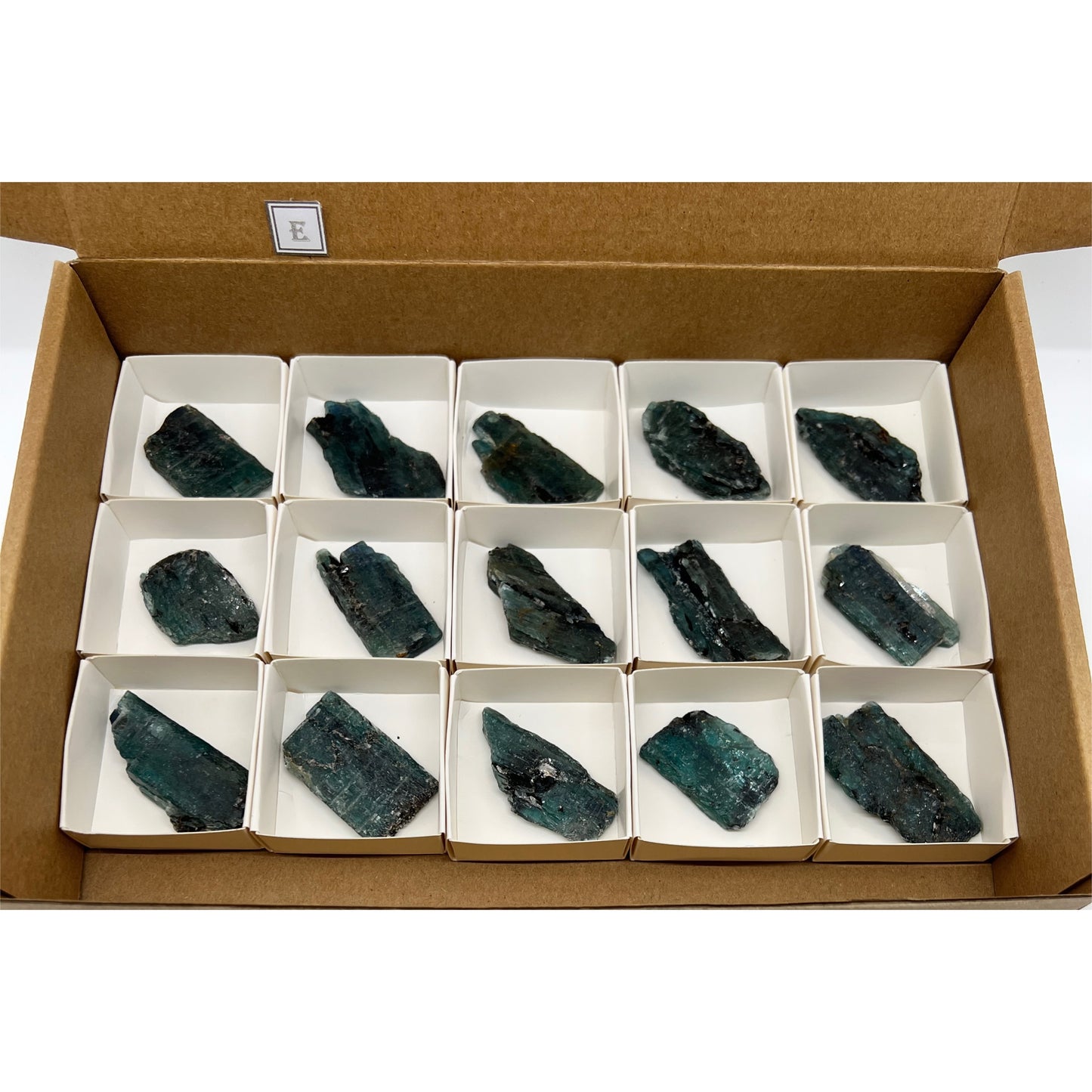 15 Pieces - Ocean Green Kyanite (box E)