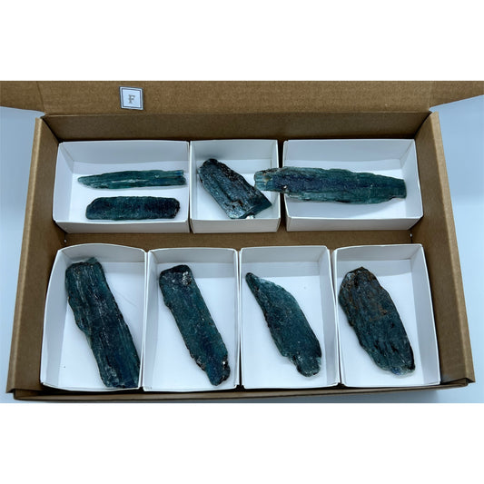 8 Pieces - Ocean Green Kyanite (box F)