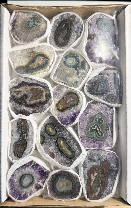 Bulk : Slice : Amethyst Stalactite Slices