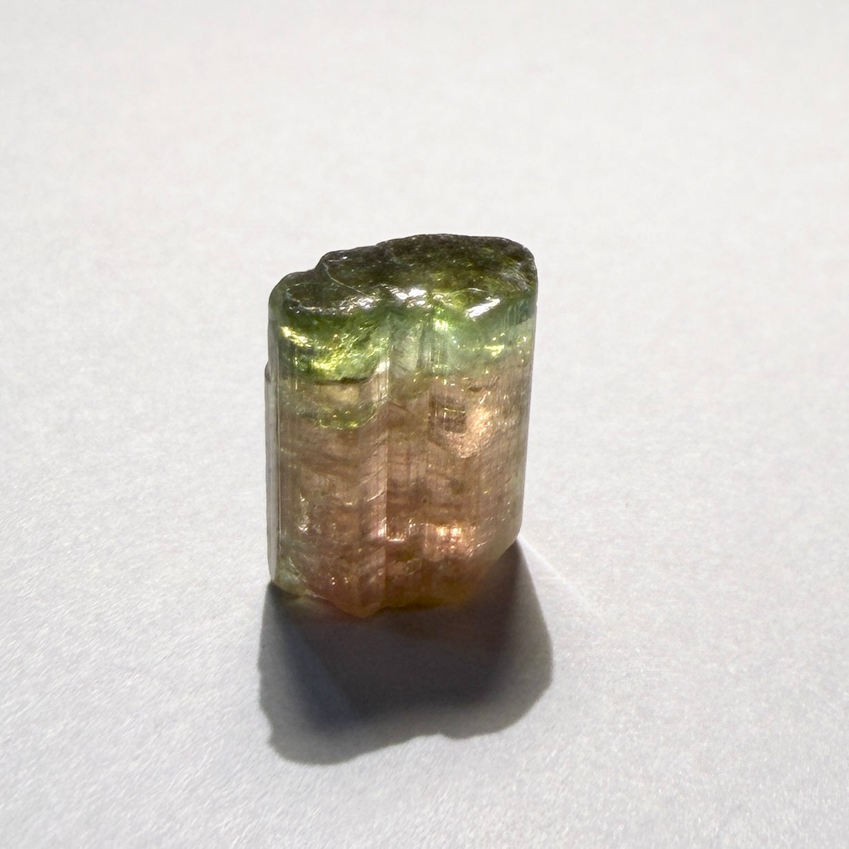 Crystals : Watermelon Tourmaline, 1.5gm, Paprok, Afghanistan