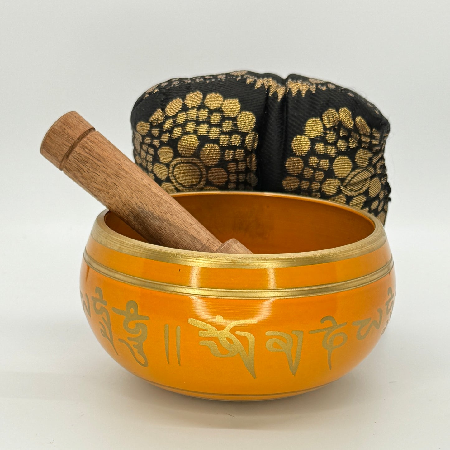 Singing Bowl, Pale Orange