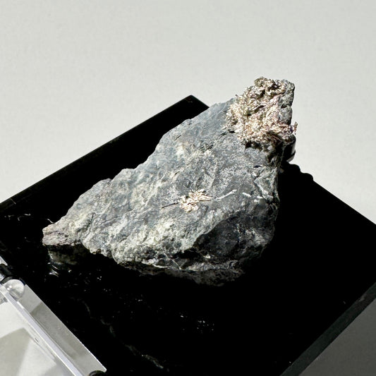 Crystal : Mounted : Native Silver on Grey Matrix Display Specimen